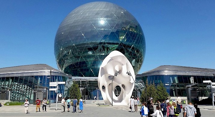 EXPO 2017 Astana: Sphere White Object