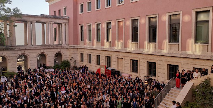 In the courtyard of the Italian Embassy in Berlin on June 1st, 2023