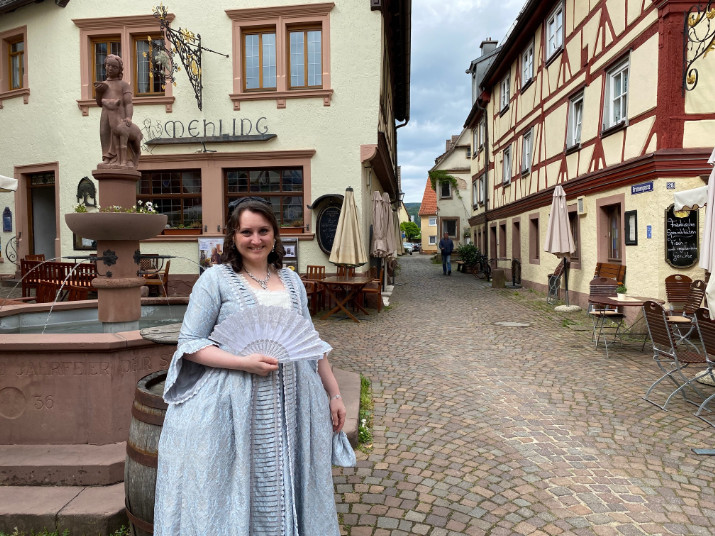 Stadtbummel in Lohr mit Baroness von Erthal